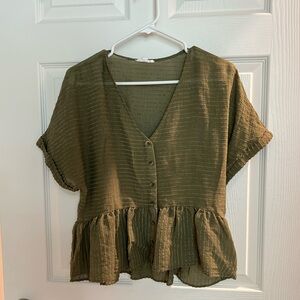 Blu Pepper Mod Boutique blouse